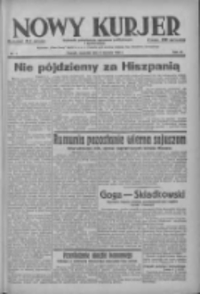 Nowy Kurjer: dziennik poświęcony sprawom politycznym i społecznym 1938.01.06 R.49 Nr4