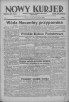 Nowy Kurjer: dziennik poświęcony sprawom politycznym i społecznym 1938.01.27 R.49 Nr21