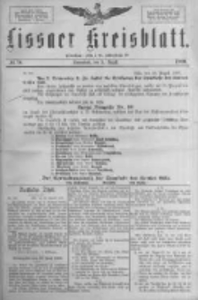Lissaer Kreisblatt.1889.08.31 Nr70