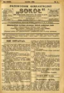 Przewodnik Gimnastyczny "Sokół": organ Związku Polskich Gimnastycznych Towarzystw Sokolich w Austryi 1912.06 R.32 Nr6