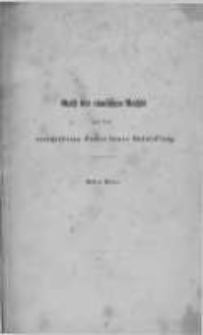 Geist des r&ouml;mischen Rechts auf den verschiedenen Stufen seiner Entwiklung. Erster Theil