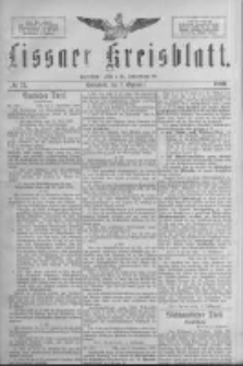 Lissaer Kreisblatt.1889.09.07 Nr72
