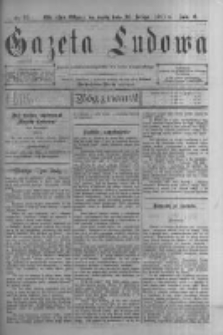 Gazeta Ludowa: pismo polsko-ewangelickie dla ludu mazurskiego. 1901.02.20 R.6 nr15