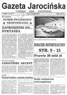 Gazeta Jarocińska 1993.04.02 Nr13(131)
