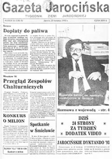 Gazeta Jarocińska 1993.04.23 Nr16(134)