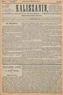 Kaliszanin: gazeta miasta Kalisza i jego okolic 1878.03.26 Nr25