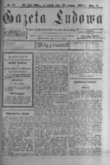 Gazeta Ludowa: pismo polsko-ewangelickie dla ludu mazurskiego. 1901.06.29 R.6 nr49