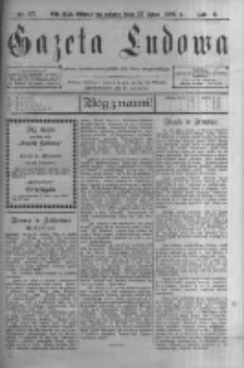 Gazeta Ludowa: pismo polsko-ewangelickie dla ludu mazurskiego. 1901.07.27 R.6 nr57
