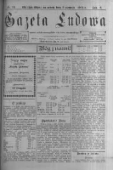 Gazeta Ludowa: pismo polsko-ewangelickie dla ludu mazurskiego. 1901.08.03 R.6 nr59