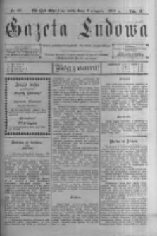 Gazeta Ludowa: pismo polsko-ewangelickie dla ludu mazurskiego. 1901.08.07 R.6 nr60