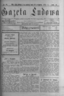 Gazeta Ludowa: pismo polsko-ewangelickie dla ludu mazurskiego. 1901.08.10 R.6 nr61