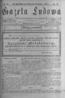 Gazeta Ludowa: pismo polsko-ewangelickie dla ludu mazurskiego. 1901.09.11 R.6 nr70