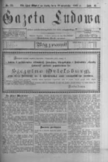 Gazeta Ludowa: pismo polsko-ewangelickie dla ludu mazurskiego. 1901.09.18 R.6 nr72