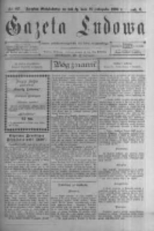 Gazeta Ludowa: pismo polsko-ewangelickie dla ludu mazurskiego. 1901.11.16 R.6 nr87