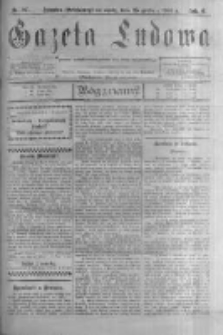 Gazeta Ludowa: pismo polsko-ewangelickie dla ludu mazurskiego. 1901.12.25 R.6 nr97