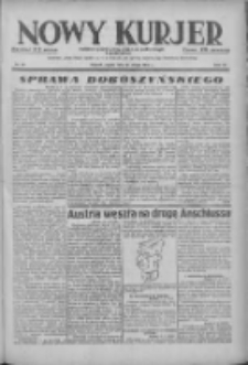 Nowy Kurjer: dziennik poświęcony sprawom politycznym i społecznym 1938.02.18 R.49 Nr39