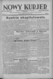 Nowy Kurjer: dziennik poświęcony sprawom politycznym i społecznym 1938.02.19 R.49 Nr40