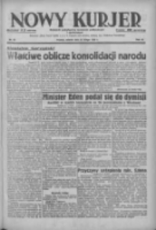 Nowy Kurjer: dziennik poświęcony sprawom politycznym i społecznym 1938.02.22 R.49 Nr42