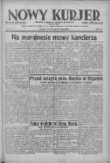 Nowy Kurjer: dziennik poświęcony sprawom politycznym i społecznym 1938.02.24 R.49 Nr44