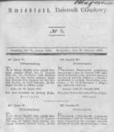 Amtsblatt der Königlichen Preussischen Regierung zu Bromberg. 1840.01.31 No.5