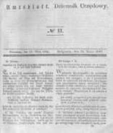 Amtsblatt der K&ouml;niglichen Preussischen Regierung zu Bromberg. 1840.03.13 No.11