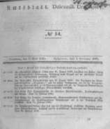 Amtsblatt der K&ouml;niglichen Preussischen Regierung zu Bromberg. 1840.04.03 No.14