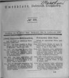 Amtsblatt der K&ouml;niglichen Preussischen Regierung zu Bromberg. 1840.10.30 No.44