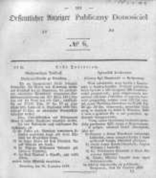 Oeffentlicher Anzeiger zum Amtsblatt No.6 der K&ouml;nigl. Preuss. Regierung zu Bromberg. 1840