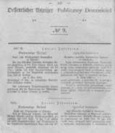 Oeffentlicher Anzeiger zum Amtsblatt No.9 der Königl. Preuss. Regierung zu Bromberg. 1840