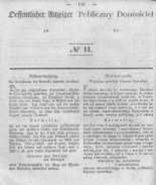Oeffentlicher Anzeiger zum Amtsblatt No.11 der K&ouml;nigl. Preuss. Regierung zu Bromberg. 1840