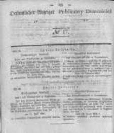 Oeffentlicher Anzeiger zum Amtsblatt No.17 der K&ouml;nigl. Preuss. Regierung zu Bromberg. 1840