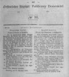 Oeffentlicher Anzeiger zum Amtsblatt No.20 der K&ouml;nigl. Preuss. Regierung zu Bromberg. 1840