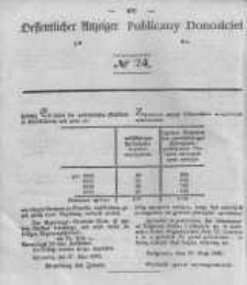 Oeffentlicher Anzeiger zum Amtsblatt No.24 der K&ouml;nigl. Preuss. Regierung zu Bromberg. 1840