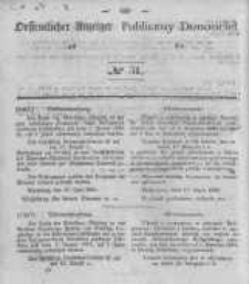 Oeffentlicher Anzeiger zum Amtsblatt No.31 der K&ouml;nigl. Preuss. Regierung zu Bromberg. 1840