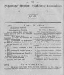 Oeffentlicher Anzeiger zum Amtsblatt No.41 der Königl. Preuss. Regierung zu Bromberg. 1840