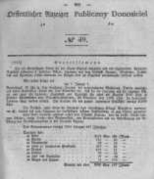 Oeffentlicher Anzeiger zum Amtsblatt No.49 der K&ouml;nigl. Preuss. Regierung zu Bromberg. 1840