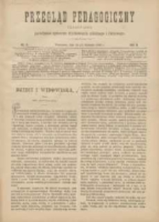 Przegląd Pedagogiczny:czasopismo poświęcone sprawom wychowania szkolnego i domowego 1889.01.15(03) R.8 Nr2