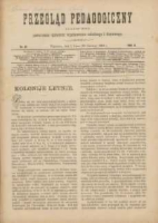 Przegląd Pedagogiczny:czasopismo poświęcone sprawom wychowania szkolnego i domowego 1889.07.01(06.19) R.8 Nr13