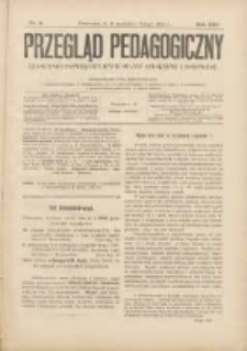 Przegląd Pedagogiczny:czasopismo poświęcone sprawom wychowania szkolnego i domowego 1902.02.01(01.19) R.21 Nr3