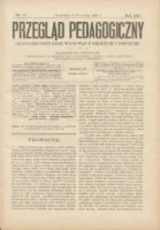 Przegląd Pedagogiczny:czasopismo poświęcone sprawom wychowania szkolnego i domowego 1902.05.03/16 R.21 Nr10