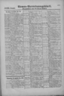Armee-Verordnungsblatt. Verlustlisten 1917.08.18 Ausgabe 1586