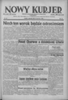 Nowy Kurjer: dziennik poświęcony sprawom politycznym i społecznym 1938.04.14 R.49 Nr86