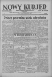 Nowy Kurjer: dziennik poświęcony sprawom politycznym i społecznym 1938.04.22 R.49 Nr92