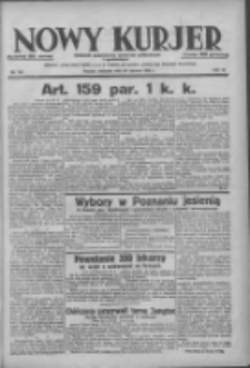 Nowy Kurjer: dziennik poświęcony sprawom politycznym i społecznym 1938.06.26 R.49 Nr144