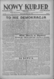 Nowy Kurjer: dziennik poświęcony sprawom politycznym i społecznym 1938.07.15 R.49 Nr159
