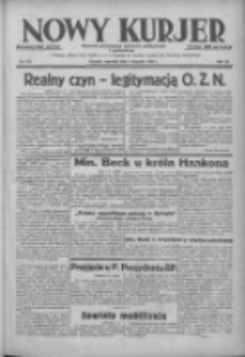 Nowy Kurjer: dziennik poświęcony sprawom politycznym i społecznym 1938.08.04 R.49 Nr176