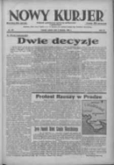 Nowy Kurjer: dziennik poświęcony sprawom politycznym i społecznym 1938.08.06 R.49 Nr178