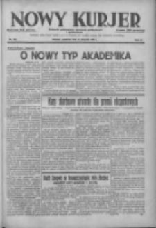 Nowy Kurjer: dziennik poświęcony sprawom politycznym i społecznym 1938.08.11 R.49 Nr182