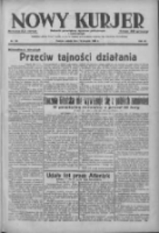 Nowy Kurjer: dziennik poświęcony sprawom politycznym i społecznym 1938.08.13 R.49 Nr184