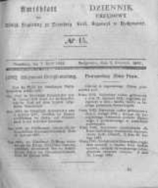 Amtsblatt der K&ouml;niglichen Preussischen Regierung zu Bromberg. 1841.04.09 No.15